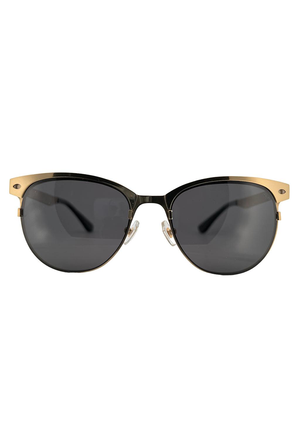 Titanium Clubmasters Gold Sunglasses - Pre Order