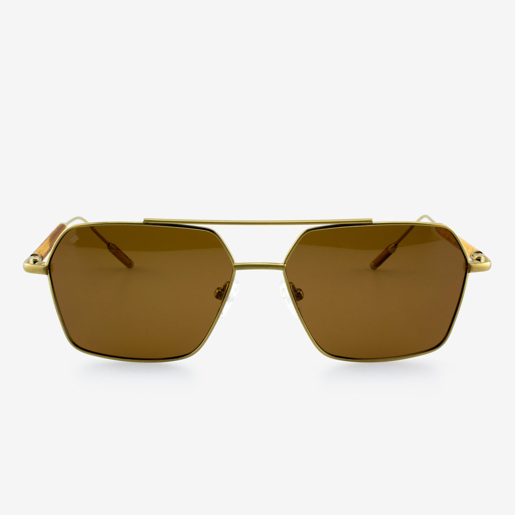 Bahía Bimini - Metal & Wood Sunglasses