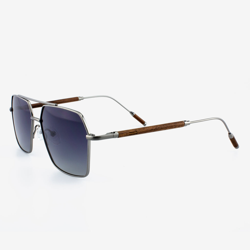 Bahía Bimini - Metal & Wood Sunglasses