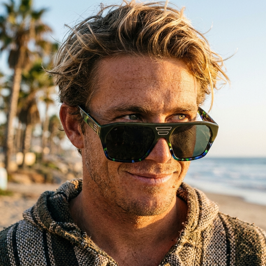 Surfside Acetate & Wood Sunglasses