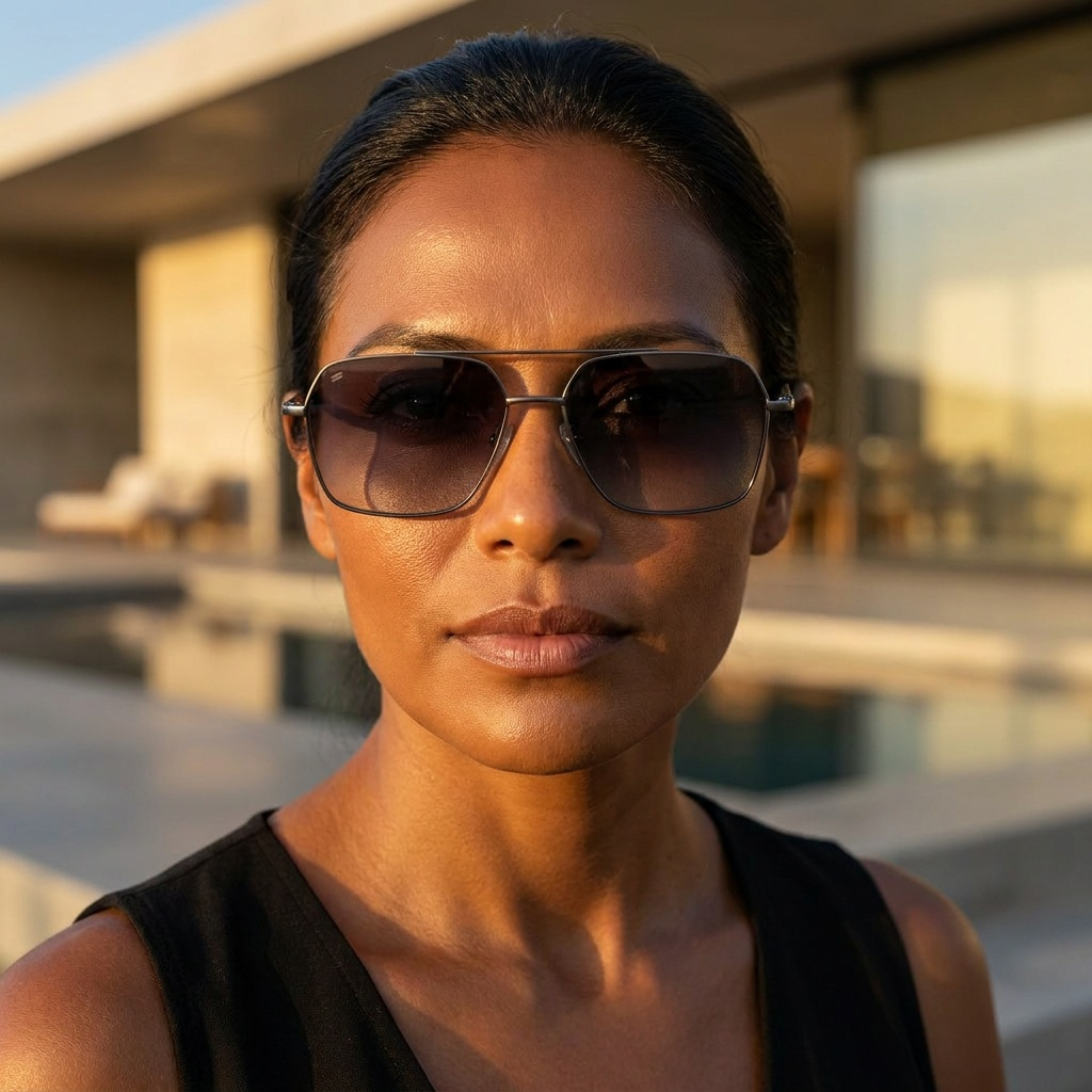 Bahía Bimini - Metal & Wood Sunglasses